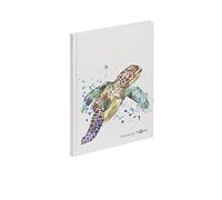 Pagna 26092-15 Carnet de notes Motif tortue 128S avec lignes à pois Format A5