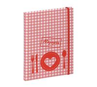 Pagna 31347-15 Rezeptnotizbuch, à table, A5, pages à carreaux, 192 pages