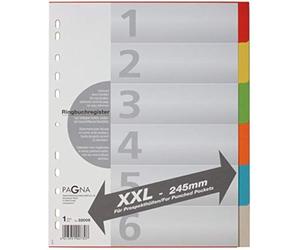 Pagna 32005 20 Registre A4 XXL, Lot de 6, 6 couleurs assorties