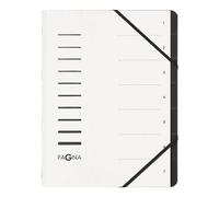 PAGNA Trieur 'Sorting File', 7 compartiments, blanc Blanc G