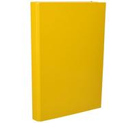 Pagna Basic Colours Boîte à cahiers A4 3 plis intérieurs avec élastique Jaune