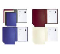 Pagna Bewerbungsmappe "Solo", Din A4, Aus Karton, Blau