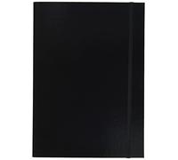 Pagna Boîte pour carnets A4 3 X élastique intérieur se plie avec support, Noir