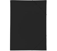 Pagna Chemise à élastique en polypropylène 3 rabats A3 Noir 21638-01