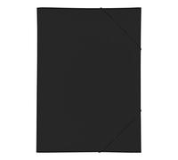 Pagna Chemise à élastique en polypropylène 3 rabats A3 Noir 21638-01