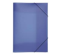 Pagna Lucy Chemise en polypropylène avec élastiques de maintien et 3 rabats intérieurs Bleu foncé Format A3