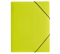 PAGNA Chemise à rabats "Trend Colours" DIN A3 vert lime translucide
