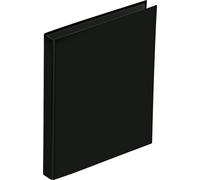 PAGNA Classeur à anneaux Basic Colours DIN A4 Largeur de dos: 35 mm noir 2 anneaux, mécanisme rond 20606-01 Noir