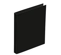 PAGNA Classeur à anneaux Basic Colours DIN A4 Largeur de dos: 35 mm noir 2 anneaux, mécanisme rond 20606-01
