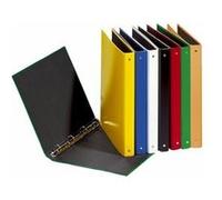 Pagna® 20605-04 Classeur à anneaux Basic Colours - A4, 4 anneaux, Ø anneaux 25mm, jaune