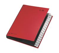 PAGNA Classeur à levier Color DIN A4 1 31 31 compartiments rouge