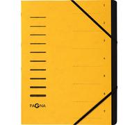 PAGNA Classeur à levier "Sorting File" 7 compartiments jaune