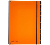 PAGNA Classeur à soufflet tendance, A4, 10 compart., orange