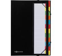PAGNA Classeur DESKORGANIZER Color DIN A4 12 compartiments noir