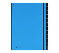 Pagna Classeurs Soufflet Tendance A4 12 Compar. Bleu Ciel