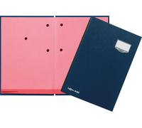 PAGNA Dossier de signature DE LUXE plastique 20 compartiments bleu