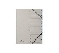 Pagna Easy Gray Trieur 12 Compartiments 12 Positions A4 À Onglets Bleu