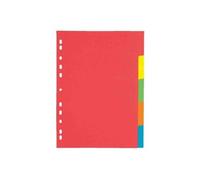 Pagna intercalaire carton, a4, 5 touches, 5 couleurs 31051-20