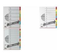 PAGNA Intercalaires en carton, A4, 10 touches, extra large