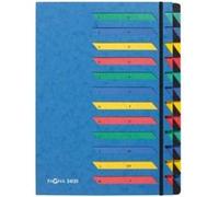 PAGNA Classeur Deskorganizer Classic – 24 compartiments A–Z – Bleu