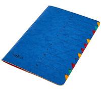 PAGNA P2413102 Trieur bleu DIN A4 carton aggloméré Nombre de compartiments: 12