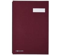 Pagna Parapheur avec couverture en lin flexible 5 compartiments