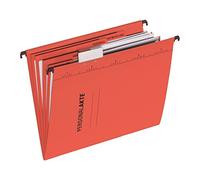 PAGNA Dossier personnel en carton 5 compartiments rouge