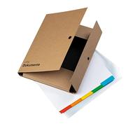 PAGNA Porte-documents à 2 anneaux en papier kraft naturel