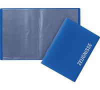 PAGNA Porte-revue DIN A4 avec 10 pochettes PP bleu