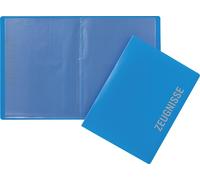 PAGNA Porte-revue DIN A4 avec 10 pochettes PP bleu clair