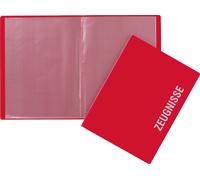 PAGNA Porte-revue DIN A4 avec 10 pochettes PP rouge