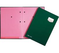 PAGNA Porte-signature "DE LUXE" DIN A4 10 compartiments vert
