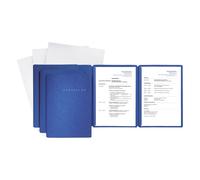 PAGNA Set de candidature "Special" DIN A4 bleu 3 pièces 3 dossiers de candidature