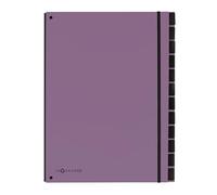 PAGNA Trieur à documents Office Trend 12 compartiments A4 20 mm à onglets Violet