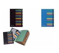 Pagna 24141-04 Trieur en carton souple 12 onglets colorés numérotés (Noir) (Import Allemagne)