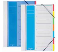 Pagna Trieur Deskorganizer Lucy Colors, Bleu En Pp, 7 Compartiments, Format A4