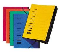 Pagna Trieur, Format A4, En Carton, 12 Compartiments, Bleu