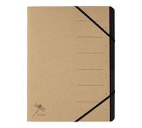 Pagna Trieur Pur, 7 compartiments, élastique noir, carton recyclé avec impression discrète