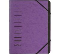 Pagna Trieur "Sorting File" 7 Compartiments Aubergine