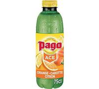 Pago Boisson aux Fruits, Orange, Carotte et Citron, 75cl