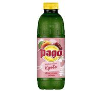 PAGO Destination Kyoto - Boisson Pêche Cerise au Jasmin - Saveurs d'Asie - la bouteille de 75cl - Le Lot De 4