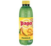 PAGO - Nectar Fruité Mangue et Passion, Saveur Exotique Fraîche et Gourmande, Bouteille 0.75L - Lot de 4