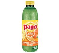 Pago Boisson aux Fruits, Orange, Carotte et Citron, 75cl