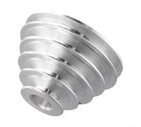 Pagoda Poulie de transmission en aluminium pour perceuse d'établi Z4116, roue de transmission pour perceuse d'établi Z4116, poulie d'arbre de moteur d'entraînement à courroie V multi-étapes