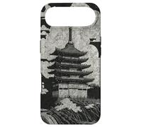 Pagode Vintage Paix - Temple Japonais Zen Art Japonais Coque pour iPhone Air