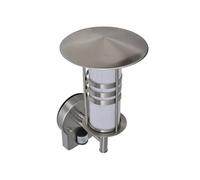 Applique murale en forme de pagode avec capteur en acier inoxydable vidaXL