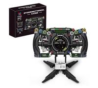 Pagotho Simulateur de Course - Jeu de Construction de Volant, Un Jouet d'ingénierie STEM avec Boutons de Fonction, Panneau d'affichage et leviers de Changement de Vitesse, Cadeau pour Adulte (D)