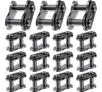 PAGOW Lot de 15 rouleaux de maillon de chaîne #35, connecteur robuste en alliage d'acier pour vélo, mini karting, Pit ATV scooter, Baja, Doodle Bug Motovox Harbor Freight Predator 212 cc