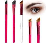 PAGOW Lot de 5 pinceaux à sourcils 4D ultra fins multifonctions et réalistes