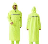 Pahajim Poncho de Pluie Réutilisable Vêtements Imperméables,Unisexe Long Réutilisable Veste,Réfléchissants et Respirants Vêtements de Pluie Pour Femmes Hommes